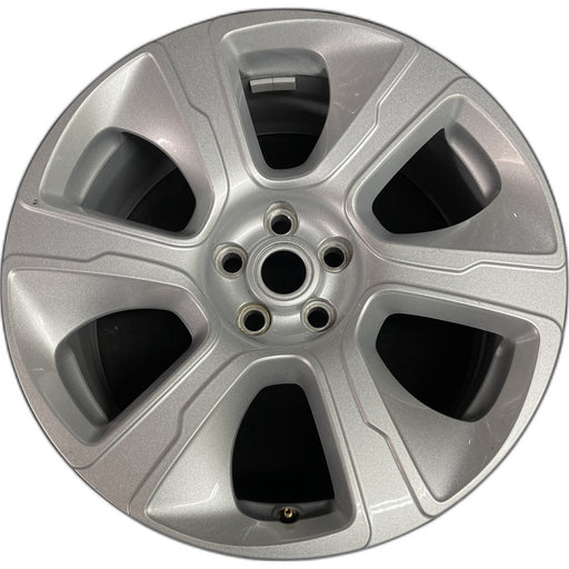21" RANGE ROVER 18-21 21x9.5 , 6 spoke, silver, L. Original OEM Wheel Rim - Front View