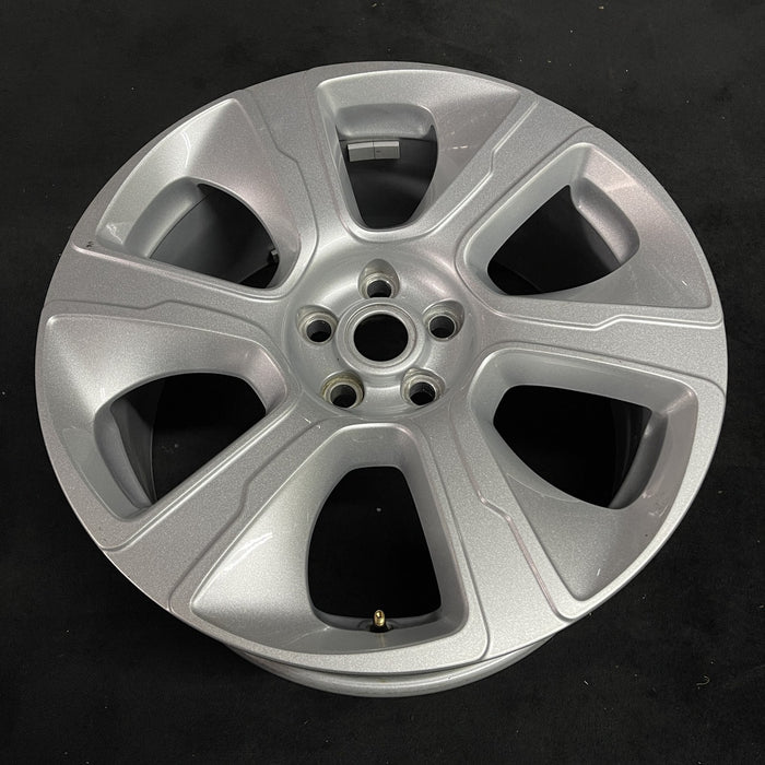 21" RANGE ROVER 18-21 21x9.5 , 6 spoke, silver, L. Original OEM Wheel Rim - Side Profile