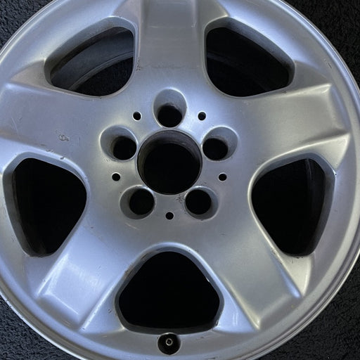 17" MERCEDES ML-CLASS 02-03 163 Type; ML320 17x8 5 spoke Original OEM Wheel Rim - Angle View