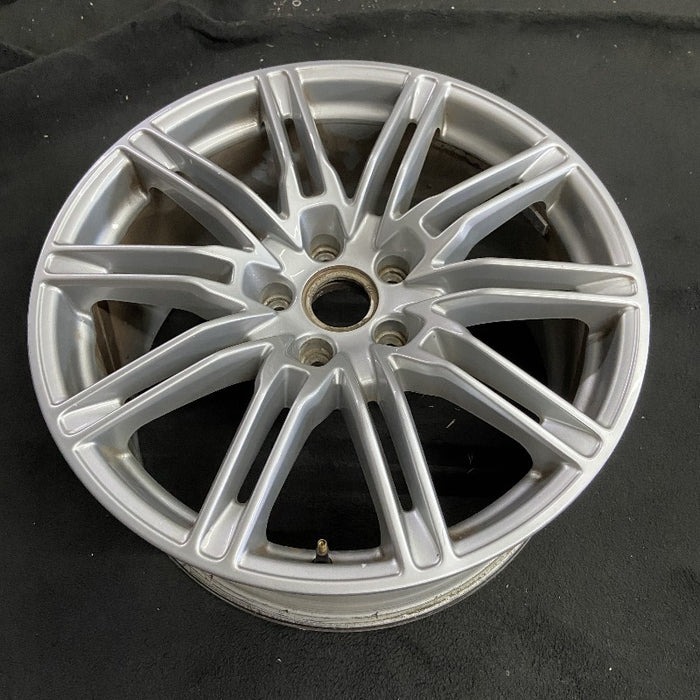 21" PORSCHE CAYENNE 11-16 21x10 alloy 10 double spoke silver paint to match Original OEM Wheel Rim