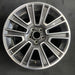 19" MUSTANG 10 19x8.5 TPMS 10 spoke black inlay Original OEM Wheel Rim - Front View