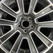 19" MUSTANG 10 19x8.5 TPMS 10 spoke black inlay Original OEM Wheel Rim - Angle View