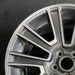 19" MUSTANG 10 19x8.5 TPMS 10 spoke black inlay Original OEM Wheel Rim - Side Profile