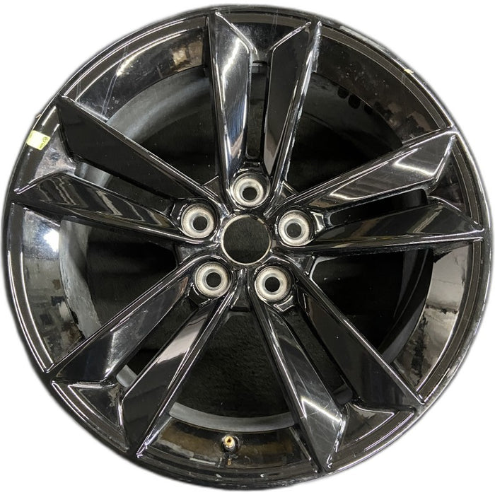 18" MUSTANG 24 18x8.5 5 split spoke Original OEM Wheel Rim - Front View