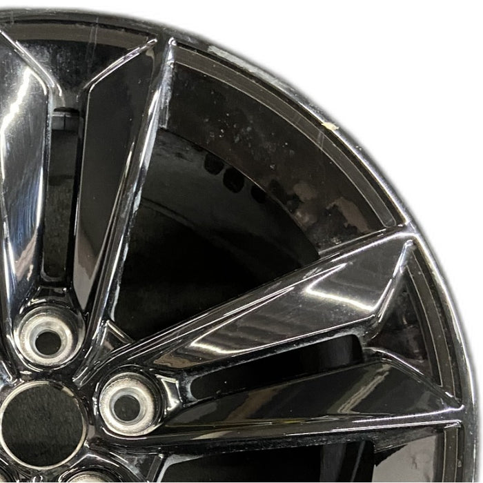 18" MUSTANG 24 18x8.5 5 split spoke Original OEM Wheel Rim - Side Profile