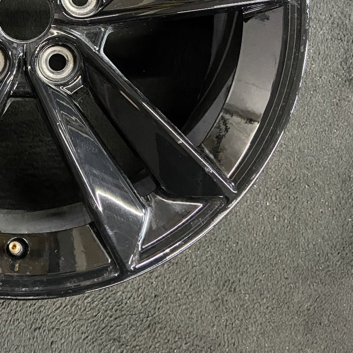 18" MUSTANG 24 18x8.5 5 split spoke Original OEM Wheel Rim - Back View