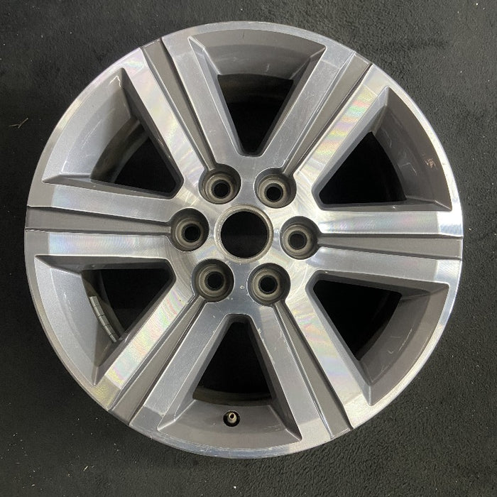 18" TRAVERSE 13-14 18x7.5 aluminum Original OEM Wheel Rim - Front View