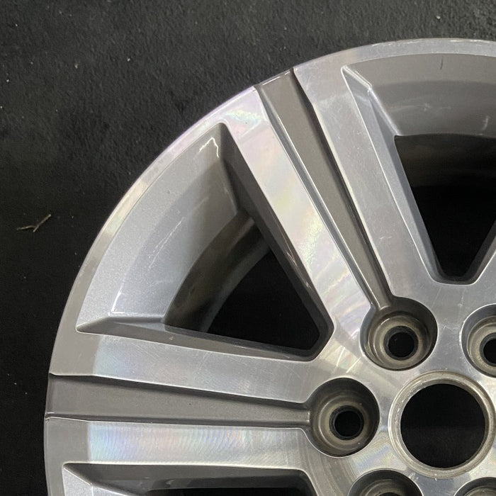 18" TRAVERSE 13-14 18x7.5 aluminum Original OEM Wheel Rim - Side Profile