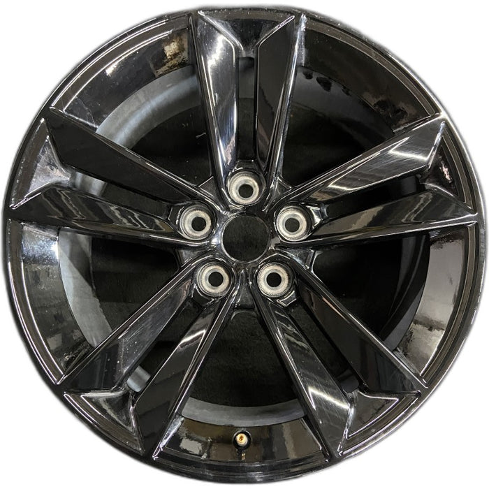 18" MUSTANG 24 18x8.5 5 split spoke Original OEM Wheel Rim - Front View