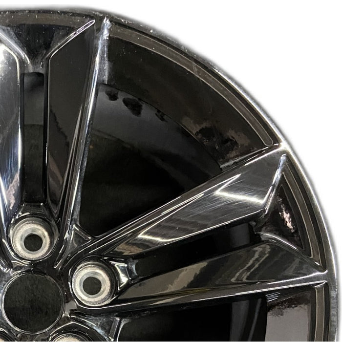 18" MUSTANG 24 18x8.5 5 split spoke Original OEM Wheel Rim - Side Profile