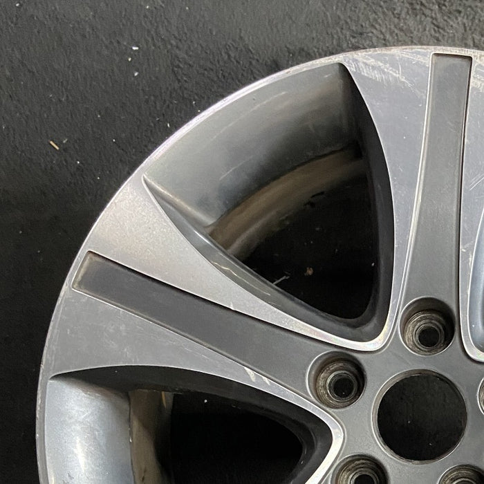 17" HYUNDAI ELANTRA 13 17x7 alloy 5 single spoke dark gray insert w/o Original OEM Wheel Rim
