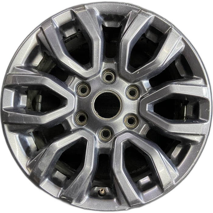 17" RANGER 19-22 17x8, , dark gray, , V spoke Original OEM Wheel Rim - Front View