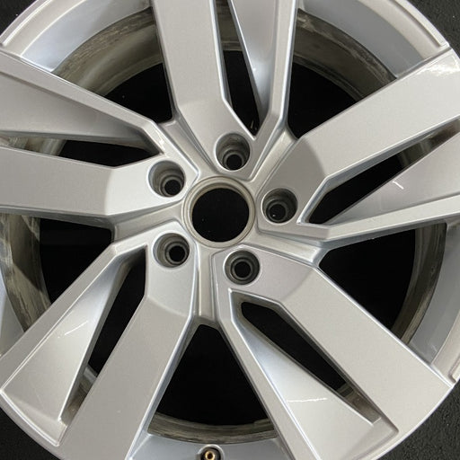 18" ATLAS 21-22 18x8 5 spoke double spoke Original OEM Wheel Rim - Angle View