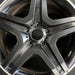 20" MERCEDES G-CLASS 13 463 Type; G63 20x9.5 black Original OEM Wheel Rim - Angle View