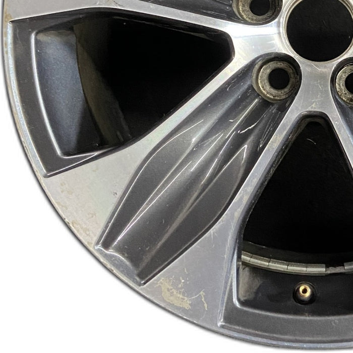 18" TOYOTA HIGHLANDER 20-22 18x8 alloy 5 spoke machined  dark gray  Original OEM Wheel Rim