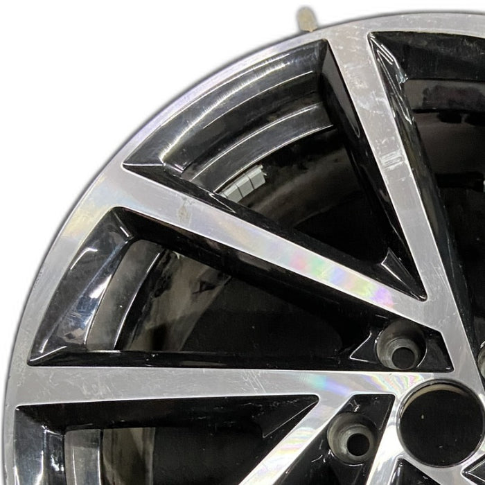 19" VOLKSWAGEN GOLF 19 19x8 silver  black Original OEM Wheel Rim
