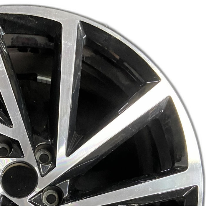 19" VOLKSWAGEN GOLF 19 19x8 silver  black Original OEM Wheel Rim