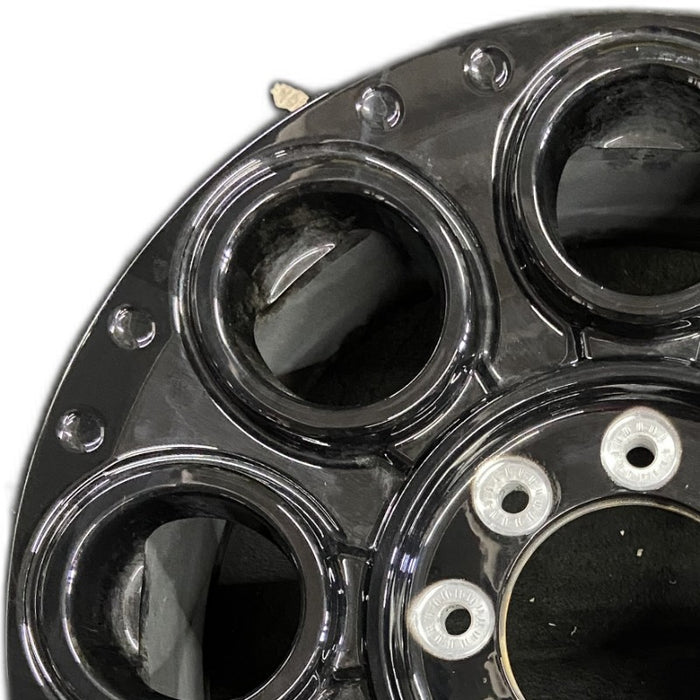 20" FORD F250SD PICKUP 23-24 20x8 8 spoke solid spoke black circle spoke - Angle View