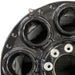 20" FORD F250SD PICKUP 23-24 20x8 8 spoke solid spoke black circle spoke - Angle View