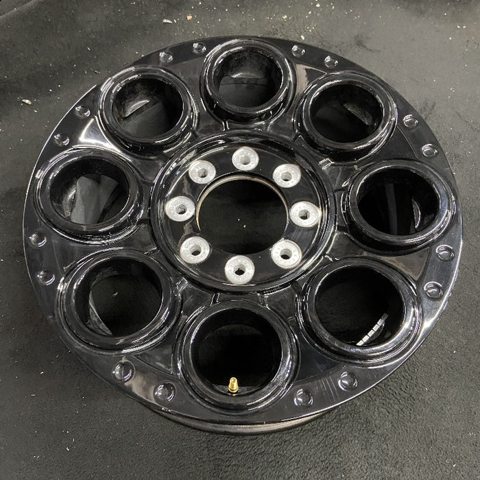 20" FORD F250SD PICKUP 23-24 20x8 8 spoke solid spoke black circle spoke - View 7