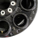 20" FORD F250SD PICKUP 23-24 20x8 8 spoke solid spoke black circle spoke - Close-Up Detail