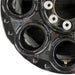 20" FORD F250SD PICKUP 23-24 20x8 8 spoke solid spoke black circle spoke - Back View