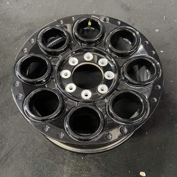20" FORD F250SD PICKUP 23-24 20x8 8 spoke solid spoke black circle spoke - View 8