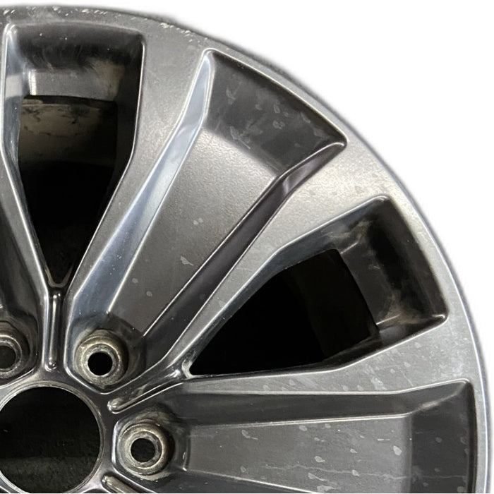 20" FORD F150 PICKUP 18-20 20x8-1/2 6 spoke  Y spoke design solid indented spokes black Original OEM Wheel Rim