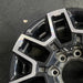 18" SIERRA 2500 PICKUP 24 18x9 machined black opt RCS Original OEM Wheel Rim - Side Profile