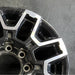 18" SIERRA 2500 PICKUP 24 18x9 machined black opt RCS Original OEM Wheel Rim - Close-Up Detail