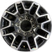 18" SIERRA 2500 PICKUP 24 18x9 machined black opt RCS Original OEM Wheel Rim - Front View