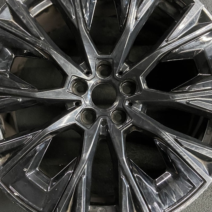 20" BMW 430i 22-24 20x9 multi-spoke removable inserts Original OEM Wheel Rim - Angle View