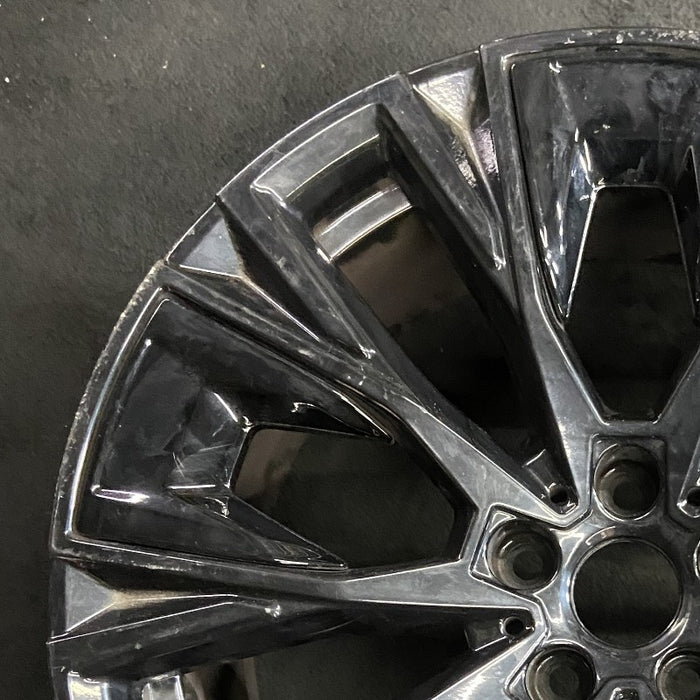 20" BMW 430i 22-24 20x9 multi-spoke removable inserts Original OEM Wheel Rim - Side Profile