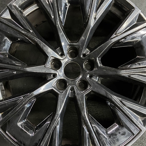 20" BMW 430i 22-24 20x8.5 multi-spoke removable inserts Original OEM Wheel Rim - Angle View