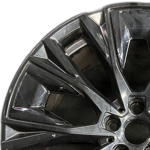 20" BMW 430i 22-24 20x9 multi-spoke removable inserts Original OEM Wheel Rim - Angle View