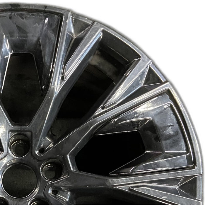 20" BMW 430i 22-24 20x9 multi-spoke removable inserts Original OEM Wheel Rim - Side Profile