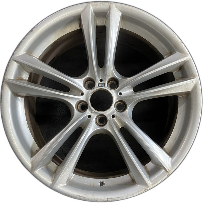 20" BMW 535i GT 10-17 20x8.5 alloy frt 10 spoke 5 double spoke peaked spoke edge Original OEM Wheel Rim