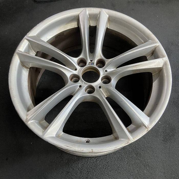 20" BMW 535i GT 10-17 20x8.5 alloy frt 10 spoke 5 double spoke peaked spoke edge Original OEM Wheel Rim
