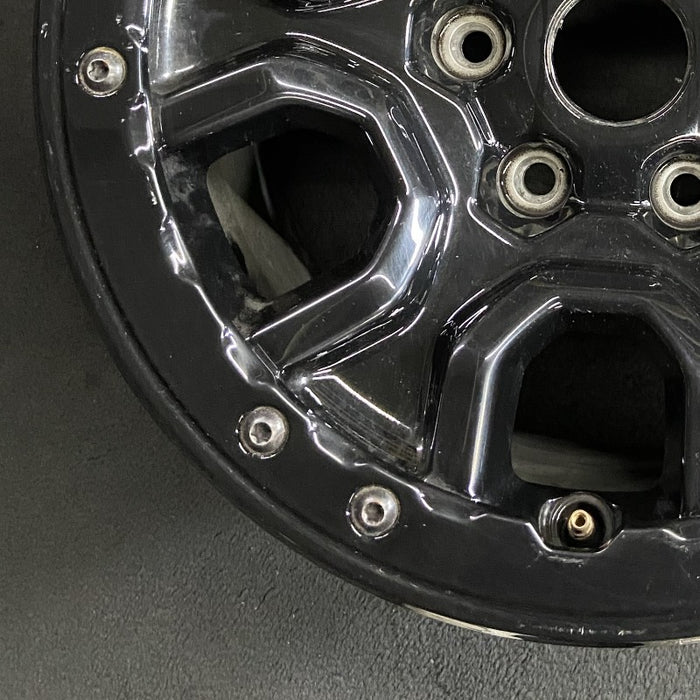 17" BRONCO 21-22 17x8.5 black outer ring Original OEM Wheel Rim