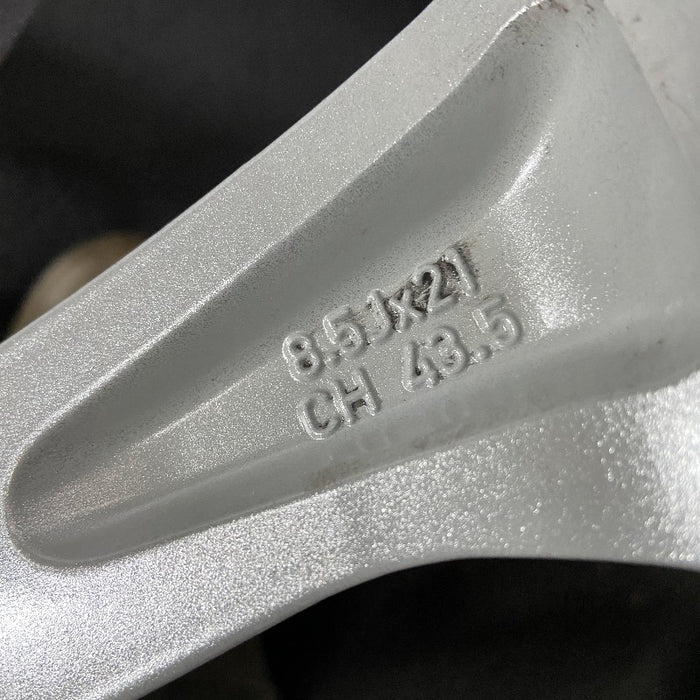 21" RANGE ROVER SPORT 23-24 21x8.5 alloy 5 V spoke silver Original OEM Wheel Rim