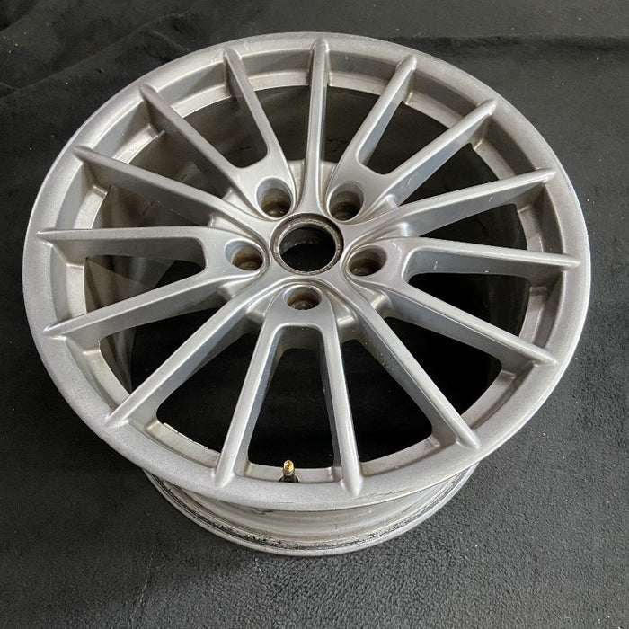 20" PORSCHE PANAMERA 10-13 alloy 20x11.5 15 spoke magnesium finish Original OEM Wheel Rim