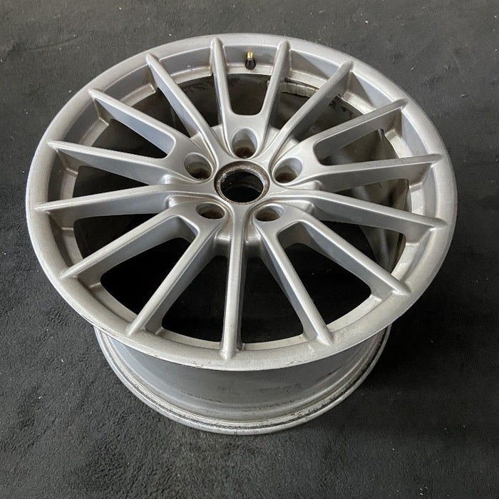 20" PORSCHE PANAMERA 10-13 alloy 20x11.5 15 spoke magnesium finish Original OEM Wheel Rim