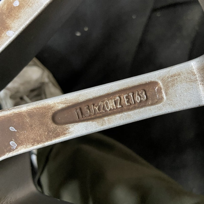 20" PORSCHE PANAMERA 10-13 alloy 20x11.5 15 spoke magnesium finish Original OEM Wheel Rim