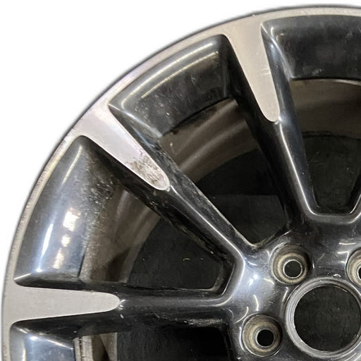 19" MUSTANG 11-12 19x8.5 TPMS 10 spoke machined ends w/o GT spoke Original OEM - Angle View