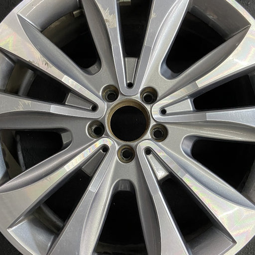 20" MERCEDES GL-CLASS 13-15 166 Type; GL350 20x8.5 10 spoke carved spokes - Angle View