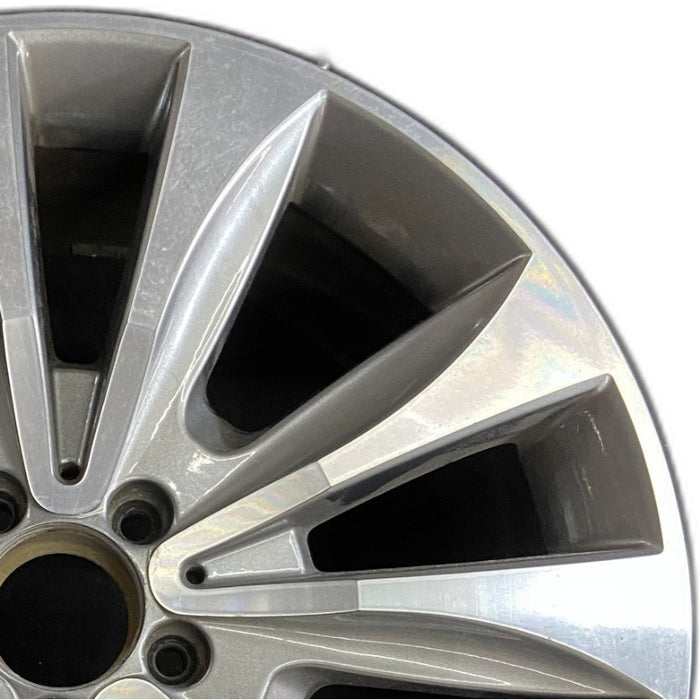 20" MERCEDES GL-CLASS 13-15 166 Type; GL350 20x8.5 10 spoke carved spokes - Side Profile