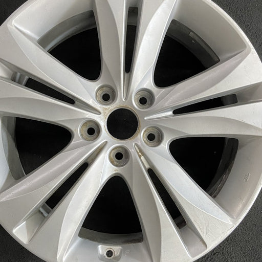 18" GENESIS 09-12 Cpe 18x8 10 spoke rear Original OEM Wheel Rim - Angle View