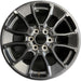 20" SEQUOIA 24 20x8 6 Y spoke black TRD off- Original OEM Wheel Rim - Front View