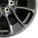 20" SEQUOIA 24 20x8 6 Y spoke black TRD off- Original OEM Wheel Rim - Close-Up Detail
