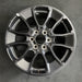 20" SEQUOIA 24 20x8 6 Y spoke black TRD off- Original OEM Wheel Rim - Front View